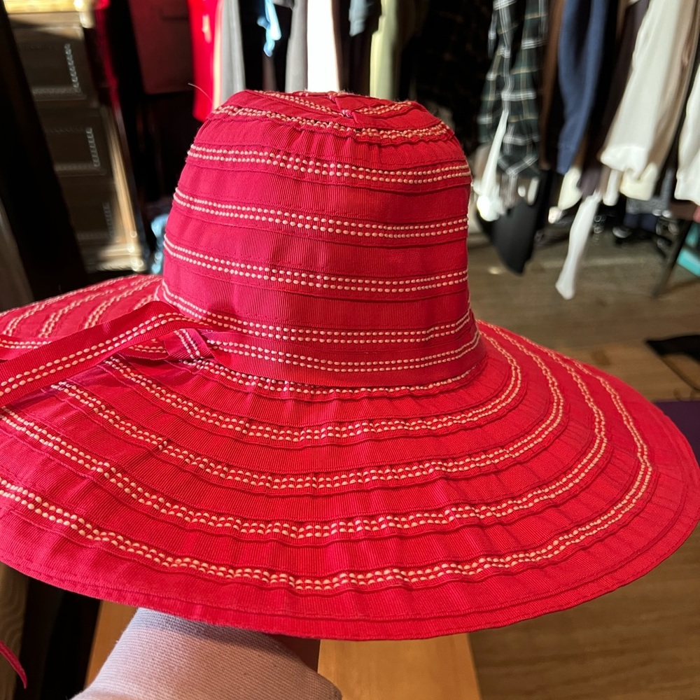 Extra Large Pink Beach Hat